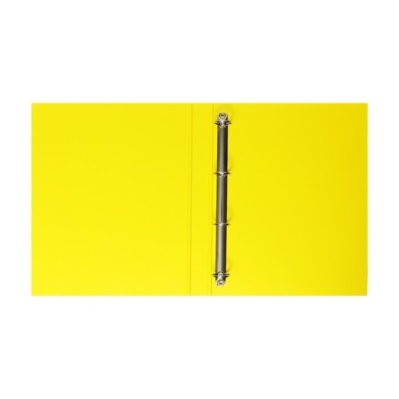 Folder on 4 rings A4, Erichkrause Accent, 35 mm, 1750 μm, black/yellow-5
