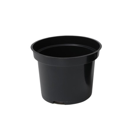 Pot for seedlings, 2 l, d = 17.5 cm, h = 13 cm, black, greengo-5