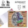 Double notebook on the crest, soft cover, size 15x12cm, 48 liters “left, right”