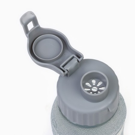 Water bottle, 600 ml, 23 x 6.6 cm, gray-2