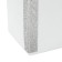 Axentia Lindos toilet from white polyresis, 9.2x9.2 height 38.5 cm