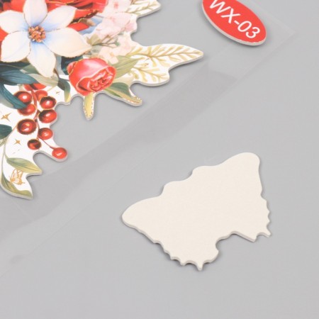 Interior plastic sticker "Summer bouquet" 40x31 cm-3