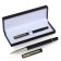 Gift Roller pen, in the leatherette case, the case is black, gold, silver