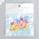 Decor for creativity Plastic "Heart with a Flower" set 20 pcs matte mix 1.3x1.3 cm