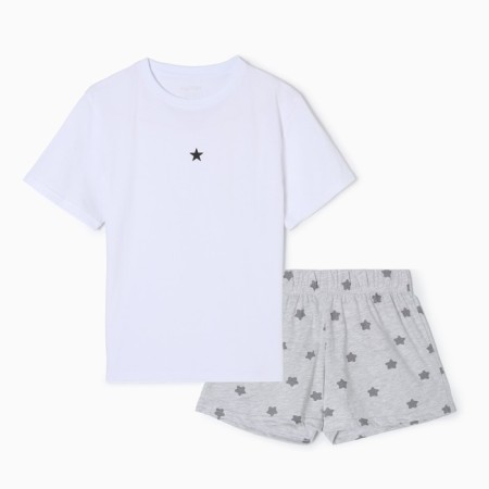 Pajama female (T -shirt and shorts) KAFTAN "Stars" p. 44-46, gray-4