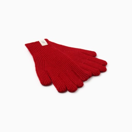 Women's gloves MIST with fingers, rr 25cm, burgundy