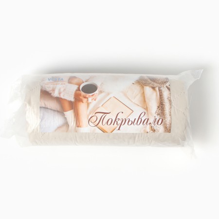 Cover 200x215cm, ivory, synthetic winterizer 100g/m, microfiber 80g/m, 100% polyester-3