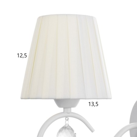 Sconces "Vilora" 1x40W E14 white 22x15x25 cm.-3