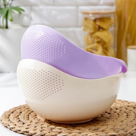 A colander for rice, color mix-6