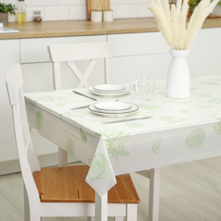Single “lemons” tablecloth without the base, 110 × 150 cm