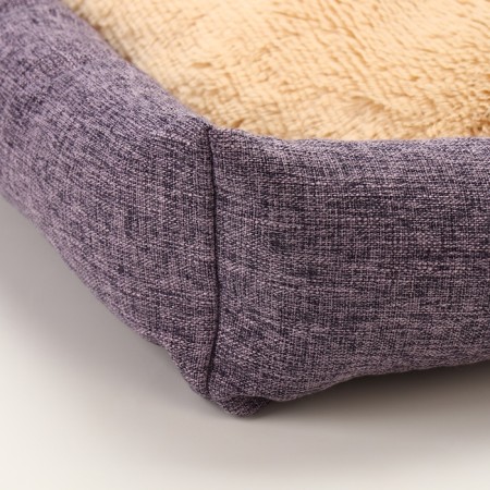 Lesser for animals, 60 x 50 x 15 cm, horn, artificial fur, lilac-5