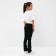 Children's pants with cuts KAFTAN, p. 32 (110-116 cm), black