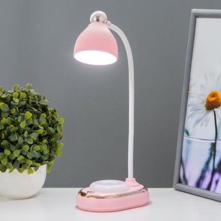 Teddy desktop LED 3W AKB USB Pink 9x13.5x40 cm Risalux-1