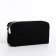 Cosmetic bag with lightning, black color