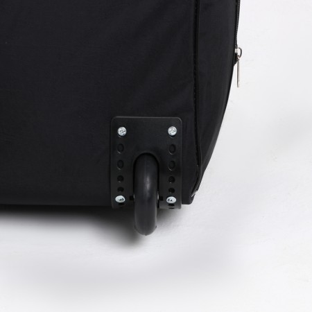 Road bag on wheels, a lightning department, with an increase, an outer pocket, black color-4