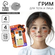 Makeup for the face and body 