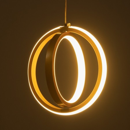 Bra "Ronda" LED 20W 3000k gold 17x77 cm-3
