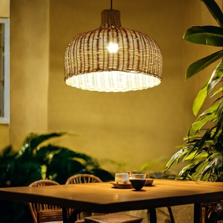Ceiling Lamp from Rotan "Stefan" 1x120W, E27, 40x40x30 cm