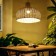 Ceiling Lamp from Rotan "Stefan" 1x120W, E27, 40x40x30 cm
