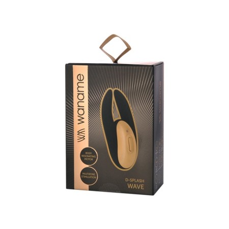 Waname D-Splash Wave vibration massager, Black color, 9.3 cm.-3