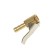 The tip of the pump, fast -cut, metal, with a valve, bronze, small
