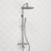 The shower system Wasserkraft A188.16.137.087.ch Thermo, tropical shower, thermostat, chrome