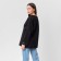 Jumper (longshilv) female mist, size L-XL, black color