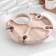Table - tray with a menage and folding legs d = 30x2.8 cm, birch