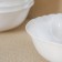 Set of salad bowls Luminarc Cadix, 550 ml, D = 16 cm, glass -ceramic, 8 pcs, white color
