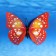 Decor for magnet "Butterfly" 30cm, mix