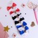 Hair elastic band Bant "Schoolgirl" double, 8.5 cm, mix