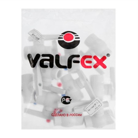 Ball bar valve, d = 20 x 1/2 ", internal thread, combined, polypropylene-5