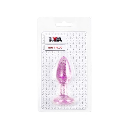 Toyfa anal plug, acrylic, purple color, 8 cm, D 2.8 cm-6