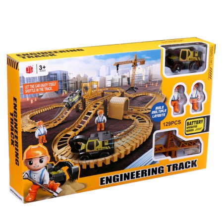 The STRACTASKAYA TRACK, with a machine, a tap and figures, works from batteries-12