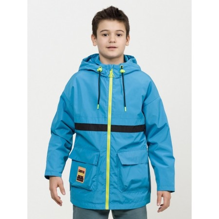 Windbreaker for boys, height 122 cm, blue color-1