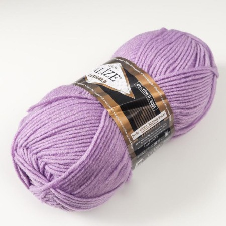Yarn "Lanagold" 51% acrylic, 49% wool 240m/100g (166 Astra)-1