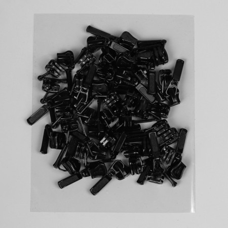 Automatic lock for lightning "Tractor", decorative, No. 5, black color-2