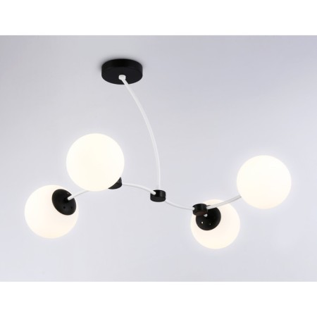 Suspended Ambrella Light, Modern, TR2542, 4HE27, white, black color-2