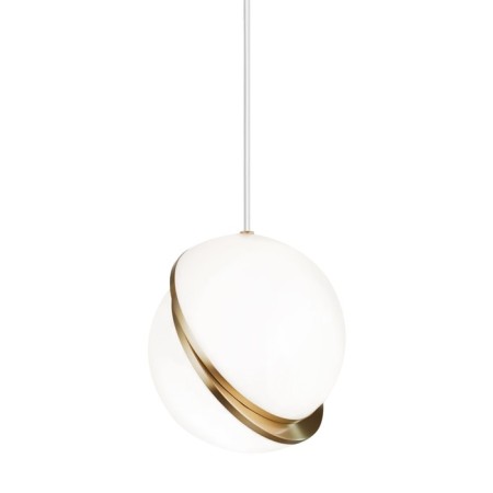 Suspended lamp Freya Fr5181PL-01BS Element, 200x200x2000 mm, E27, 1x6W, brass color-1
