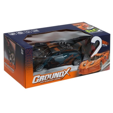 Radio -controlled "Racing" machine, doors open, with a battery, mix-10