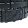 Plastic composter, 1200 l, 85 x 134 x 134 cm, black