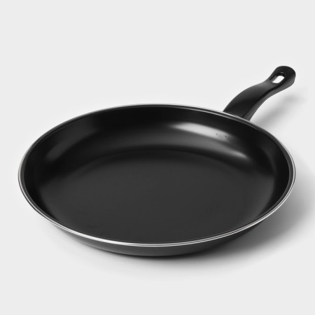 Set of the jacqueline pan, 3 subjects: 20/25/30 × 4 cm, anti -stick coating, black color-15