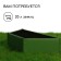The flowerbed is galvanized "trapezoid", d = 60 cm, h = 15 cm, green Greengo