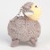Soft toy "sheep" on a key fob, 12 cm, color mix