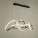 Lamp with PDD "Mila" LED 80W 3000-6000K chrome 124x27x35-135 cm