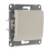 SE GLOSSA switch, 10 A, 1 key, IP20, hidden, beige, GSL000211