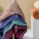 Cup for drying the hair of a shade, microfiber, with a button, color mix