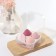 Makeup sponge, set - 4 pcs, increase when getting wet, pink color