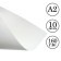Drawing paper A2, 10 sheets, block 160 g/m2