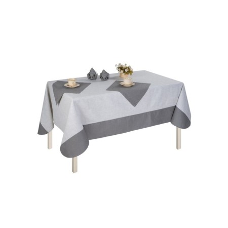 Linen Grey Combi tablecloth, size 180x220 cm-2